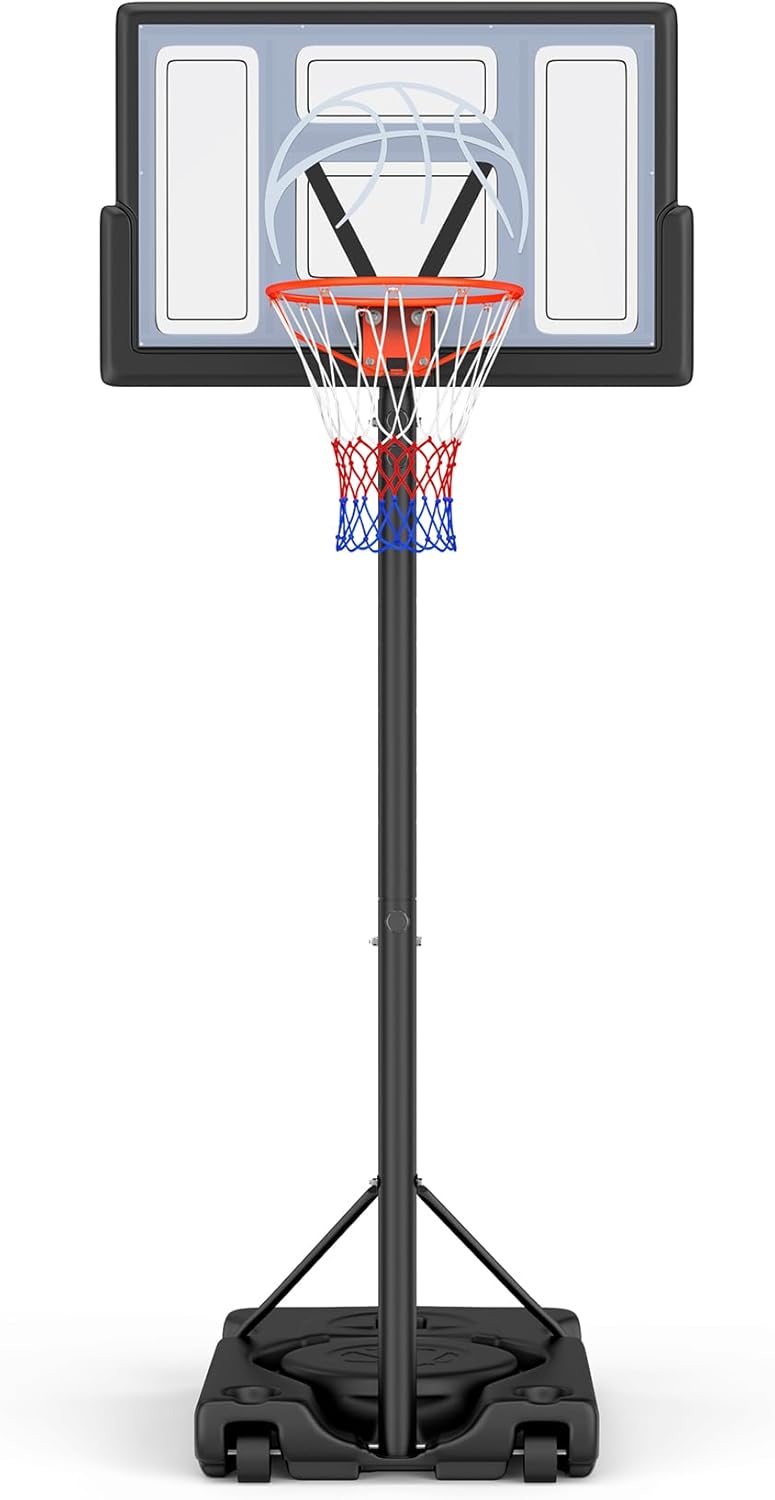 Yohood 10ft Mobile Basketball Hoop